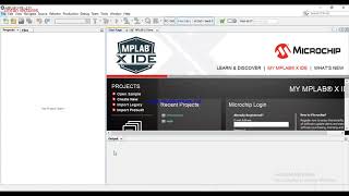 How to create Project in MPLAB X IDE v5.35 in C programming (LED blinking PIC microcontroller in C)