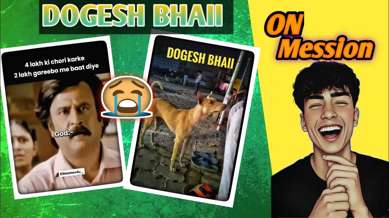 Funniest meme review Ever ||DOGESH BHAI ON PEAK ||🤣