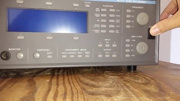 Audio Precision ATS 1 Audio Analyzer (A# 42789)