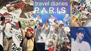 travel diaries: paris | ateez pop up, d1 soundcheck+concert, unboxing albums, cafe event