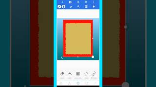 Torned paper border design for image #pixellab #learnwithnms