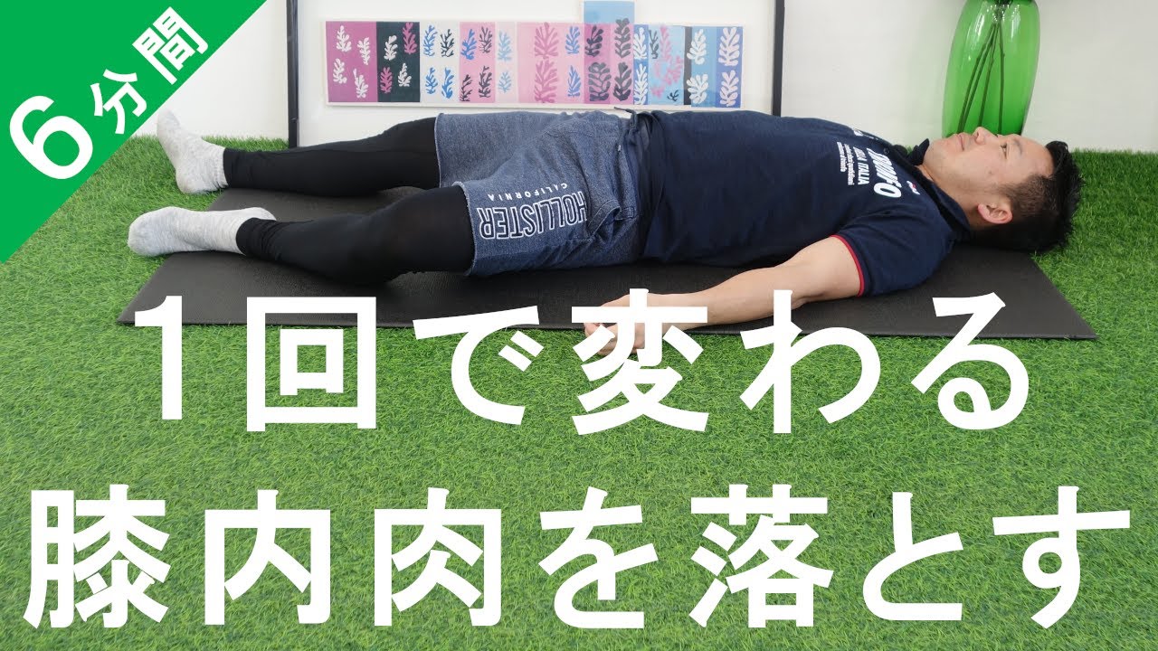 1回で変わる!膝の内側の出っ張りやお肉を落とす方法 #460 - YouTube