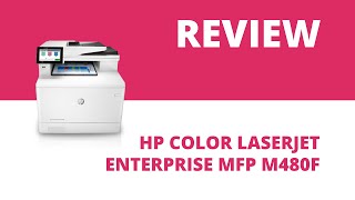 HP Color LaserJet Enterprise MFP M480f - YouTube