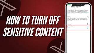 How To Turn Off Sensitive Content on X Twitter | Twitter Sensitive Content Fix  (Easy Tutorial)