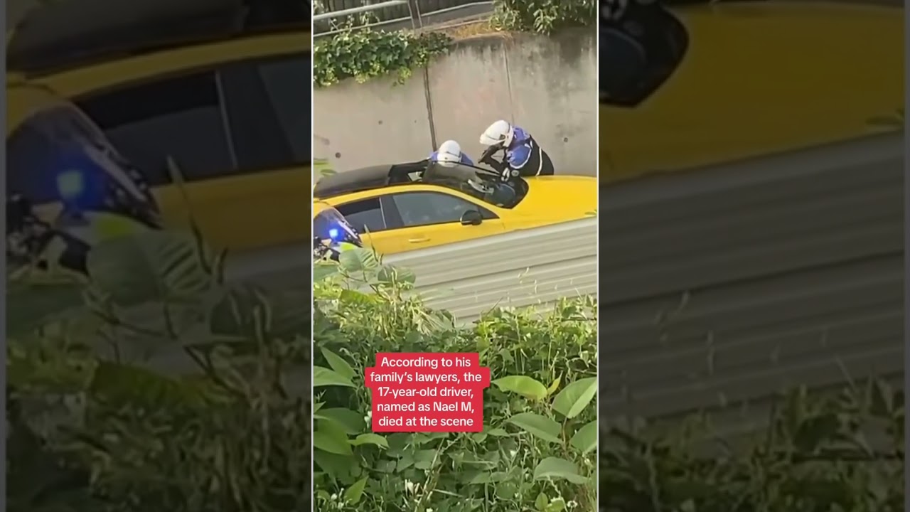 A teenager was shot dead by police during traffic stop in Paris