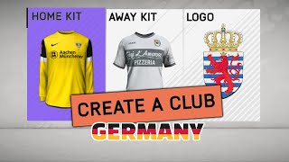 5 Realistic GERMAN Create-A-Club Ideas for FIFA 22 Career Mode!