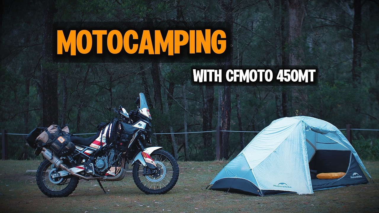 Привыкание к дождю и грязи | Эпическое мотоциклетное приключение с ночевкой в ​​палатке на мотоци...