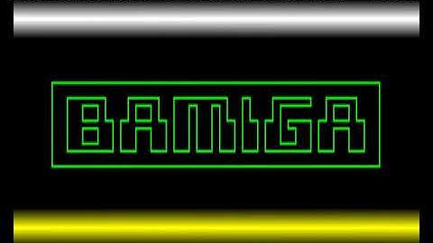 Bamiga Sector 1 & Quoram   Bob Moran HYPERSPIN AMIGA INTRO CRACKTRO DEMO COMMODORE NOT MINE VIDEOS