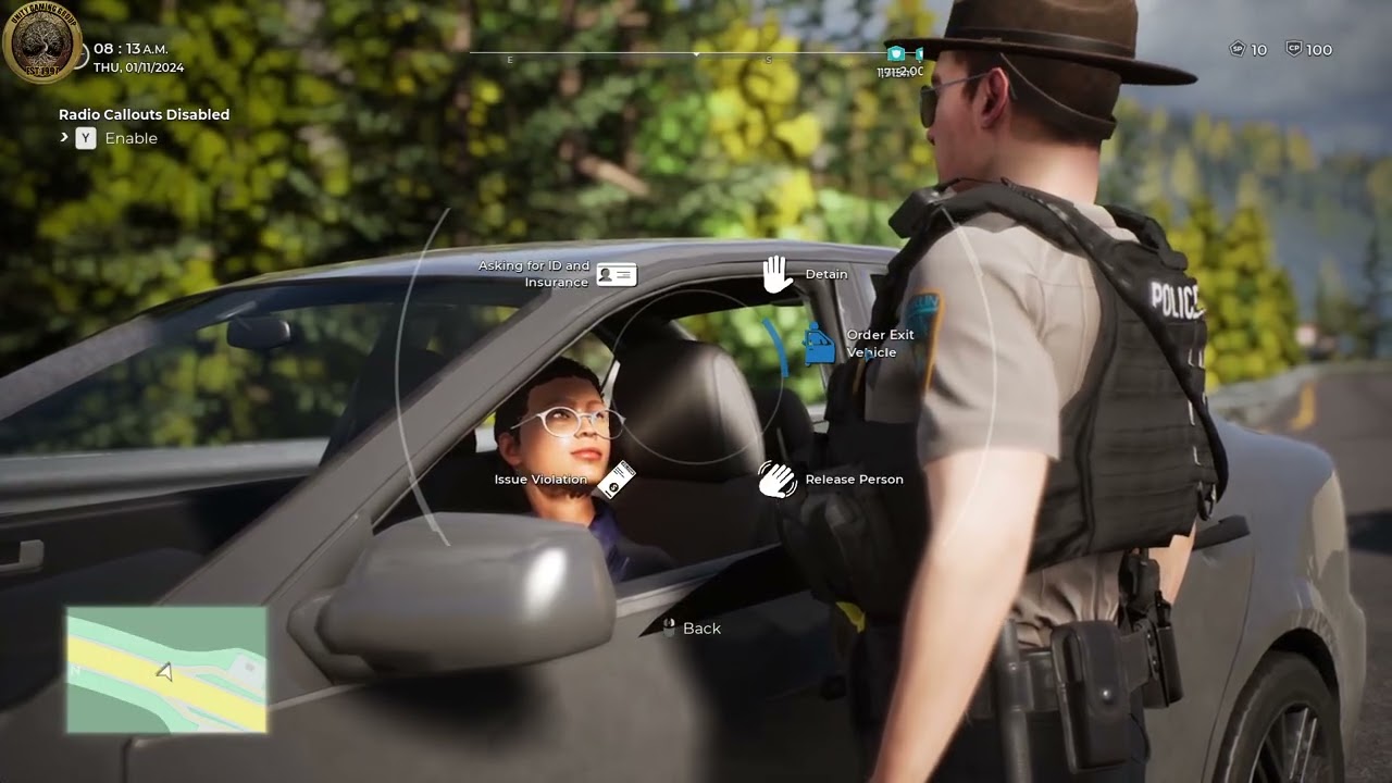 Police Simulator Patrol Officers: Mucking around on the highway. :)