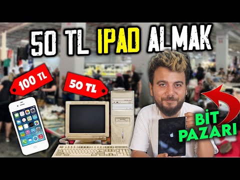 BİT PAZARINDA İPAD 50 TL!! 5 TANE PC ALDIK!! (HER ŞEY ÇOK UCUZ)