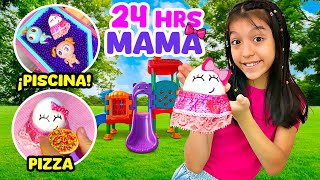 24 HRS SIENDO MAMÁ DE UN HUEVO🍼🥚¡ En PISCINA de ORBEEZ !l Yo soy Aranza 💕