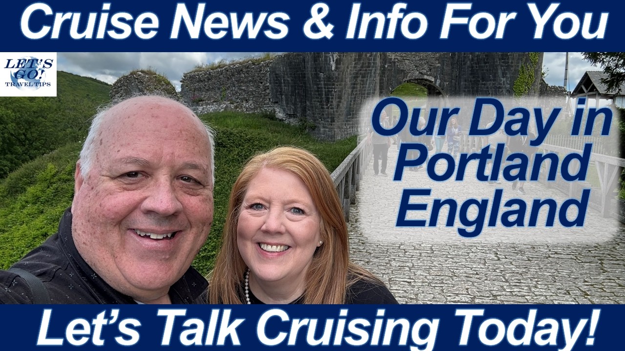 CRUISE NEWS & VLOG! Portland Dorset Jurassic Coast England British Isles Cruise Regal Princess 2024