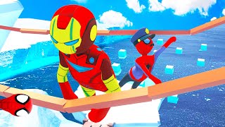 видео: ЛЕДЯНОЙ ПАРКУР ЧАСТЬ 2 В HUMAN FALL FLAT пластилиновые герои Володя Человек Паук и Железный Человек картинка: ЛЕДЯНОЙ ПАРКУР ЧАСТЬ 2 В HUMAN FALL FLAT пластилиновые герои Володя Человек Паук и Железный Человек