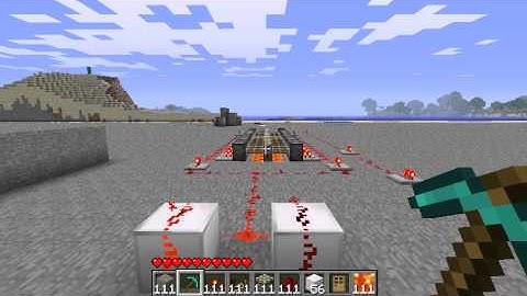 Minecraft Piston Drawbridge