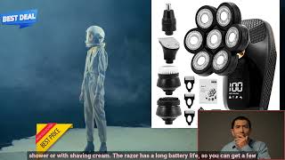 1005003598576745 SMOOCUT Shaver For Men 7D Independently 7 Cutter Floating Head Waterpr