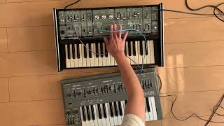 Serviced | Roland System-100 Demo Video - Triggered by SH-101 CV/Gate | Sale on Reverb