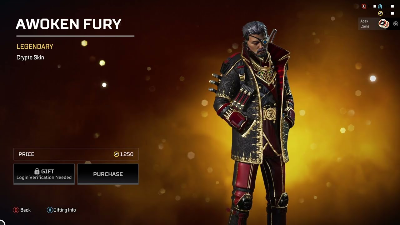 Legendary Skin for Crypto (Awoken Fury), S18 Monthly Update. [Apex Legends  - Highlight - Aug.23]