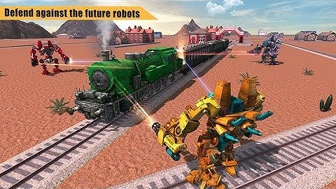 Futuristic Train Transformation Robot Wars (By Vital Games Production) Android Gameplay HD