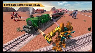 Futuristic Train Transformation Robot Wars (By Vital Games Production) Android Gameplay HD screenshot 5