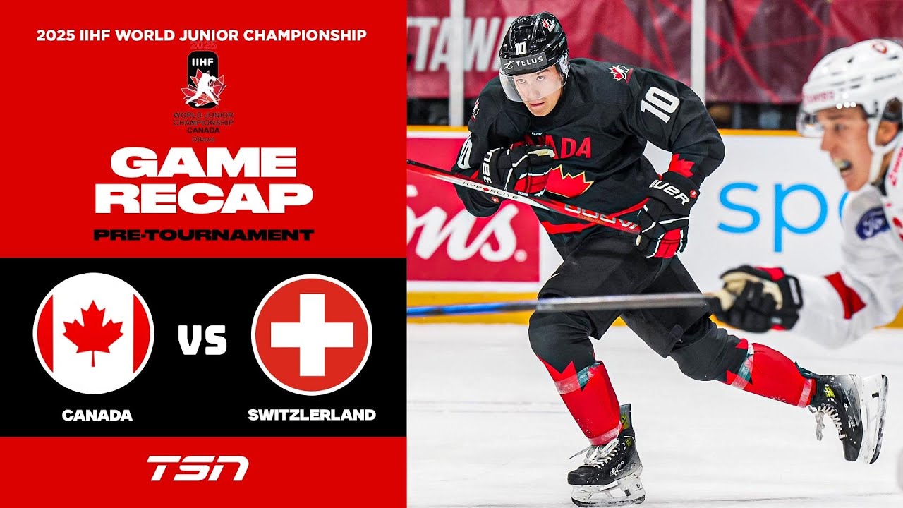 World Juniors 2027 Schedule Canada Pre Tournament