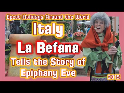 Epcot Italy's CHRISTMAS WITCH - LA BEFANA - Holidays Around The World 