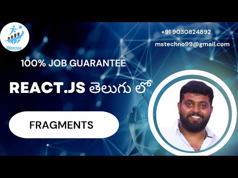React Js tutorial -8- Fragment | React Js in telugu