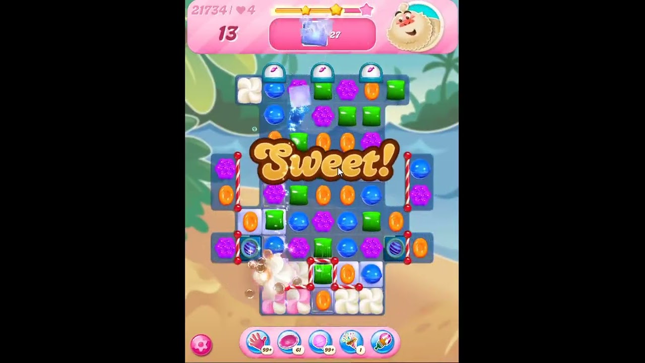 Candy Crush Saga Level 21734 - NO BOOSTERS | SKILLGAMING ✓ - YouTube