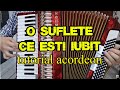 O suflete ce ești trudit și-ales de Domnul | tutorial acordeon | acorduri în descriere