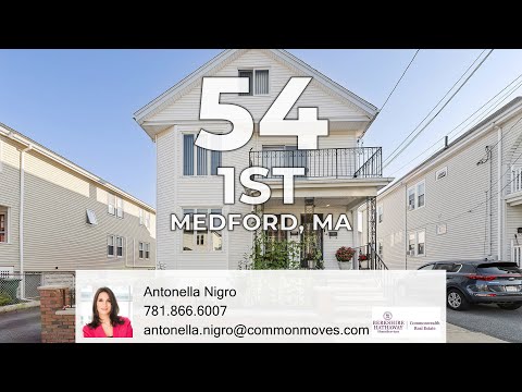 54 1st Street, Medford, MA home video tour