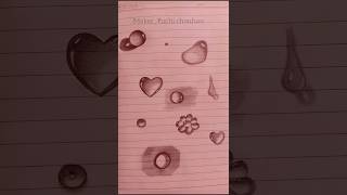 water drop drawing with pencil ✏️💧 #art #ytviral #foryou #trendingreels #explorepage