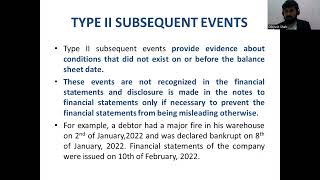 SUBSEQUENT EVENTS #aicpa #cpa #cpaus #cpastudents