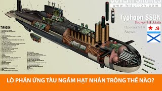 Lò phản ứng hạt nhân trong tàu ngầm trông thế nào?