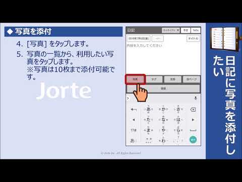 Android：日記に写真を添付したい