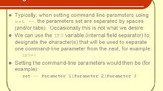 0904   Using IFS