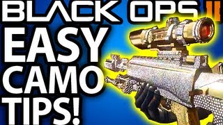 EASY DIAMOND CAMO SNIPERS! Black Ops 2 Tips and Tricks
