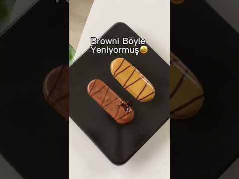 Browni böyle yeniyormuş😍 Bu haline bayıldım sufle gibi akışkan🫠