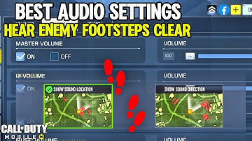 How To Hear Enemy Footsteps Louder In Call Of Duty Mobile | Best Audio Settings For CODM