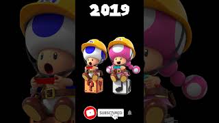 The Evolution Of Toadette From Mario 2003 - 2023