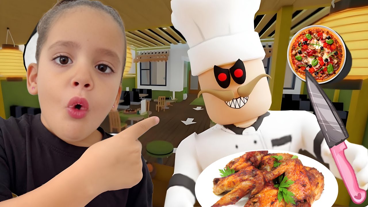 Un cuisinier a voulu transformer ma petite sœur en sushi : escape the sushi restaurant | Roblox