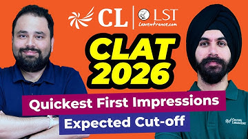 CLAT 2026 Paper Review | CLAT 2026 First Impression | Difficulty Level, Expected Cut-offs
