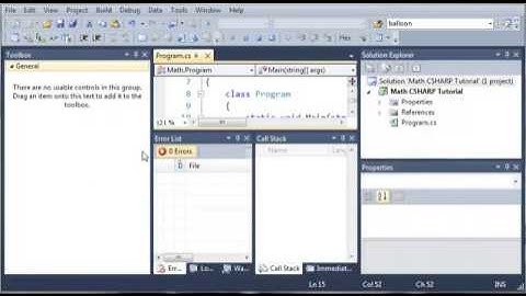 Visual C# 2010 Tutorial 5 - Getting User Input From The Console