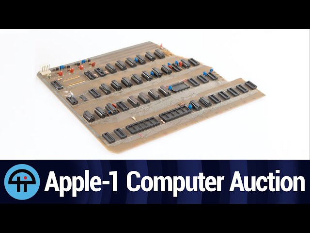 Steve Jobs's Apple-1 Computer Prototype - YouTube