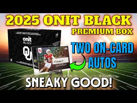 This College Sports Card Brand Is About To Blow Up! | 2025 Onit Black Football Premium Box