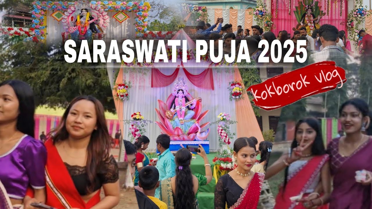 Saraswati Puja 2025 | Kalyanpur to khowai full vlog 