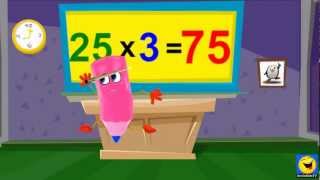 School Fun | 25 Times Table Repeat | Kids Education