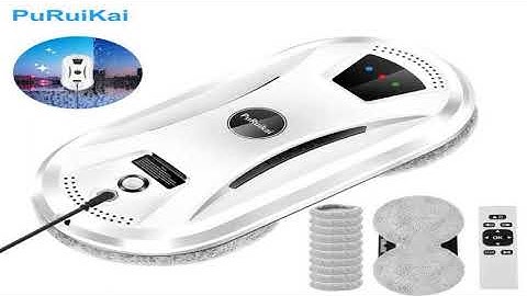 PuRuiKai AI Window Cleaning Robot Smart Automatic Cleaner Streak-Free for Windows/Tiles/Gl