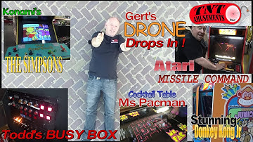 #994 MISSILE COMMAND-GALAGA-MS PACMAN-SIMPSONS-DK Jr_and DRONE! TNT Amusements