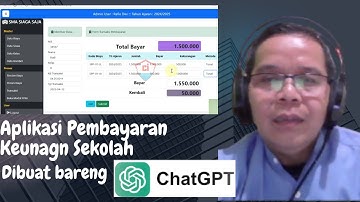Aplikasi Pembayaran Biaya Sekolah Berbasis Web | Dibuat Bareng AI ChatGPT