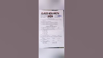 jkbose class 8th Math Paper 2024 Kashmir division#class8th#viral#jkbose #boardexams#viralshorts#ishq