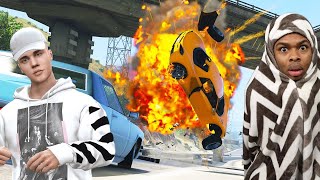 I GOT CAUGHT STEALING JUSTIN BIEBERS MOST EXPENSIVE LUXURY SUPER CARS IN GTA 5! (GTA 5 MODS RP)